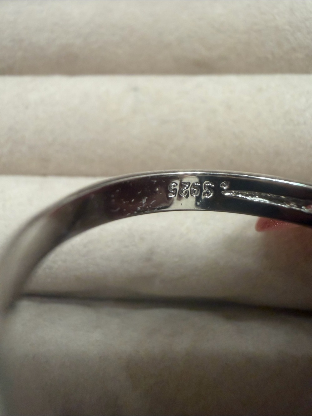 Sterling Silver Peridot Three-Stone Ring - Picture 4 of 14